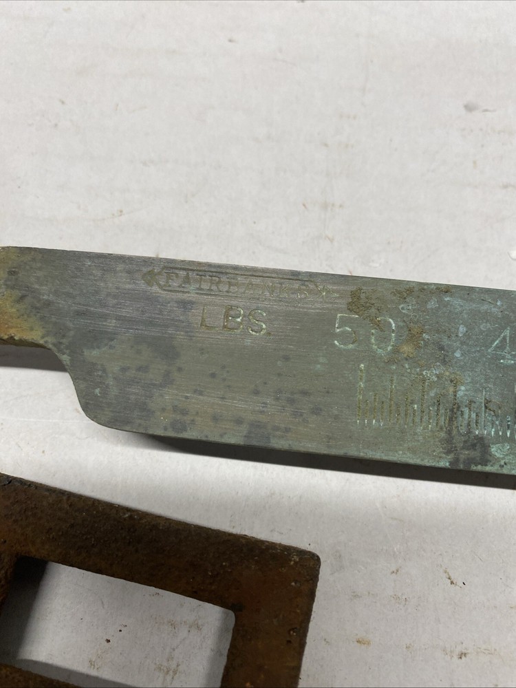 Fairbanks Platform Scale Bar Brass FB-08