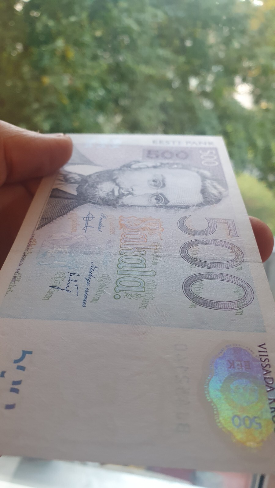 ESTONIA 500 krooni 2000, UNC, P-83