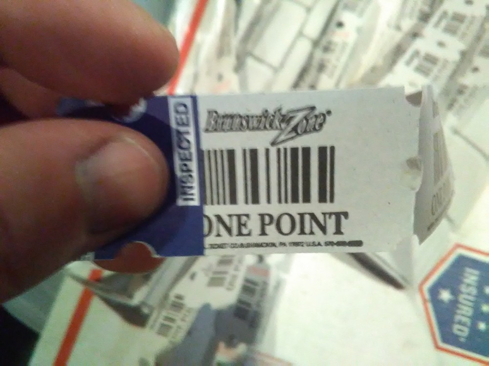 arcade ticket lot #91