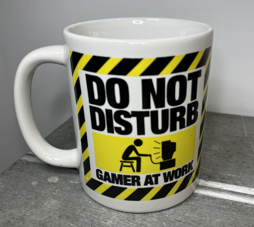 Gamer At Work Do Not Disturb Mug Collectable.
