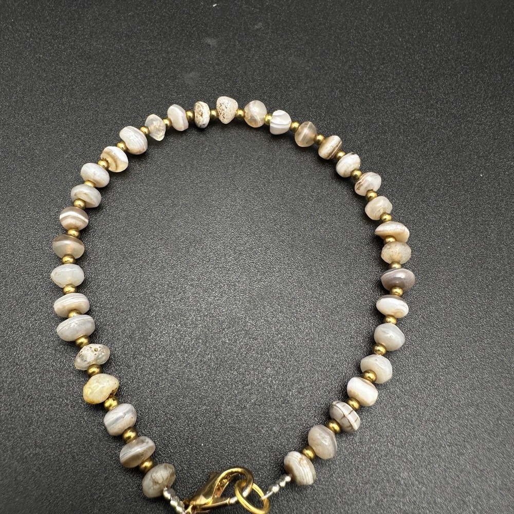 Ancient Old Soleimani Agate Beads Bracelet