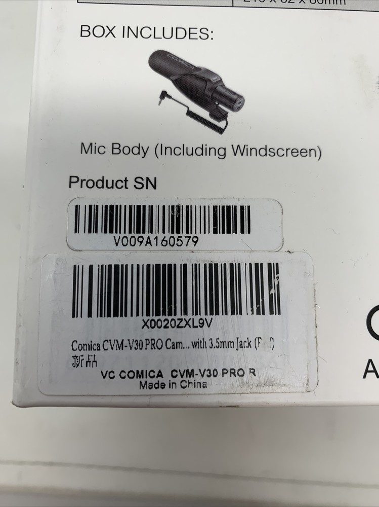 Comica PRO Cardioid Directional Camera Microphone RED