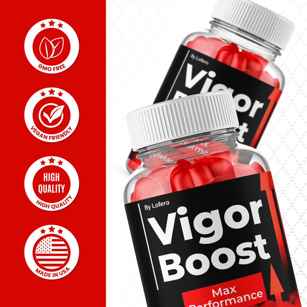 (2 Pack) Vigor Boost Gummies for Men, Male Performance Gummy (120 Gummies)