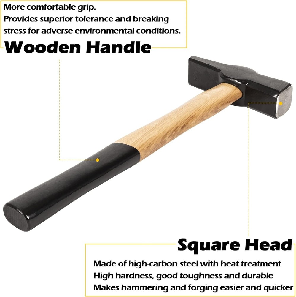 BLACKSMITH HAMMER 0000811-1000 BLADESMITH BLACKSMITHING FORGING HAMMER