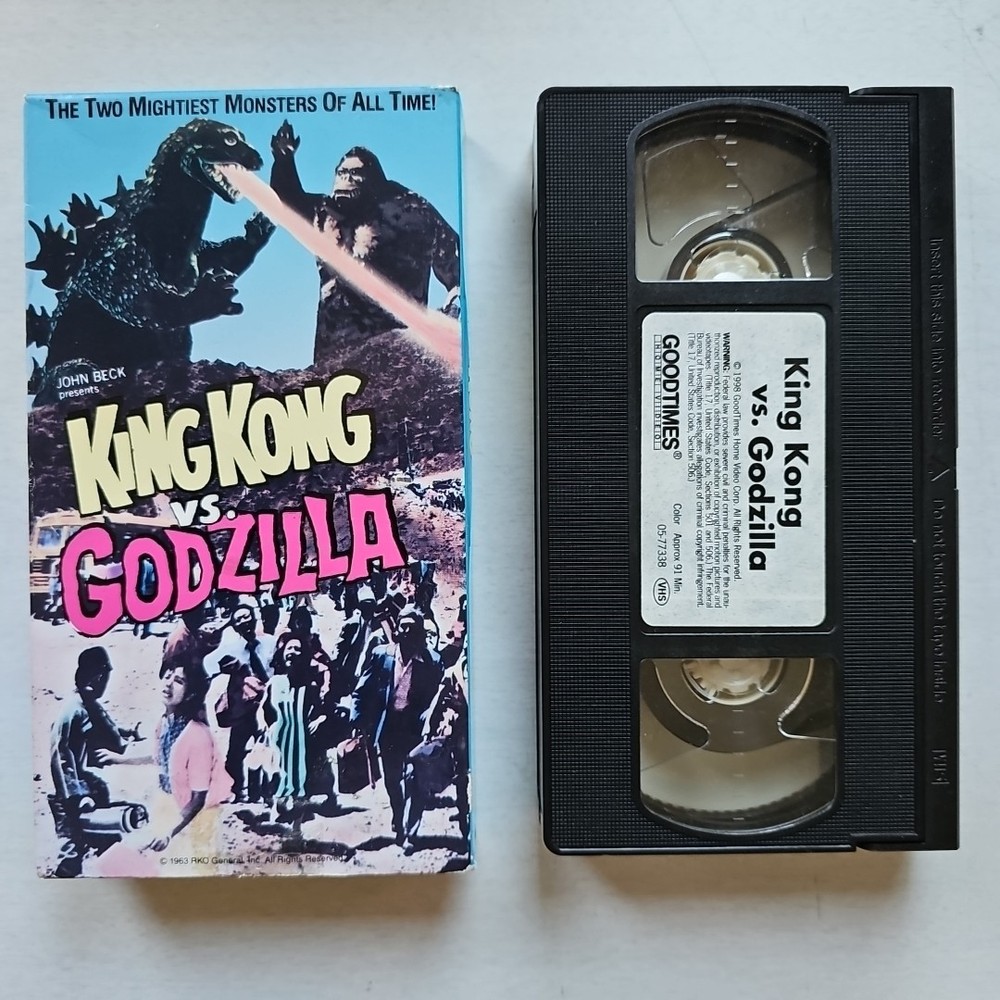 King Kong Vs. Godzilla (VHS, 1995)