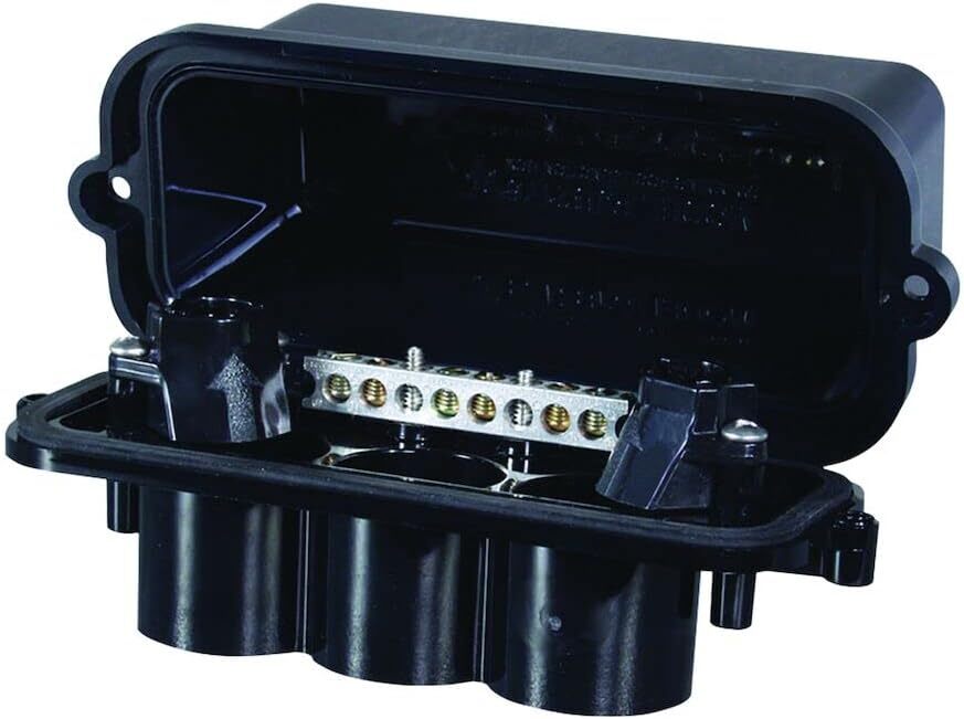 Intermatic PJB2175 2-Light Pool/Spa Junction Box, Black 2 Light,