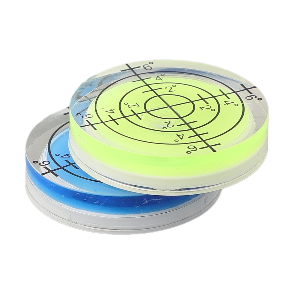 2Pcs 32mm Bubble Level for Adjusting Office Machines and Computer Monitors