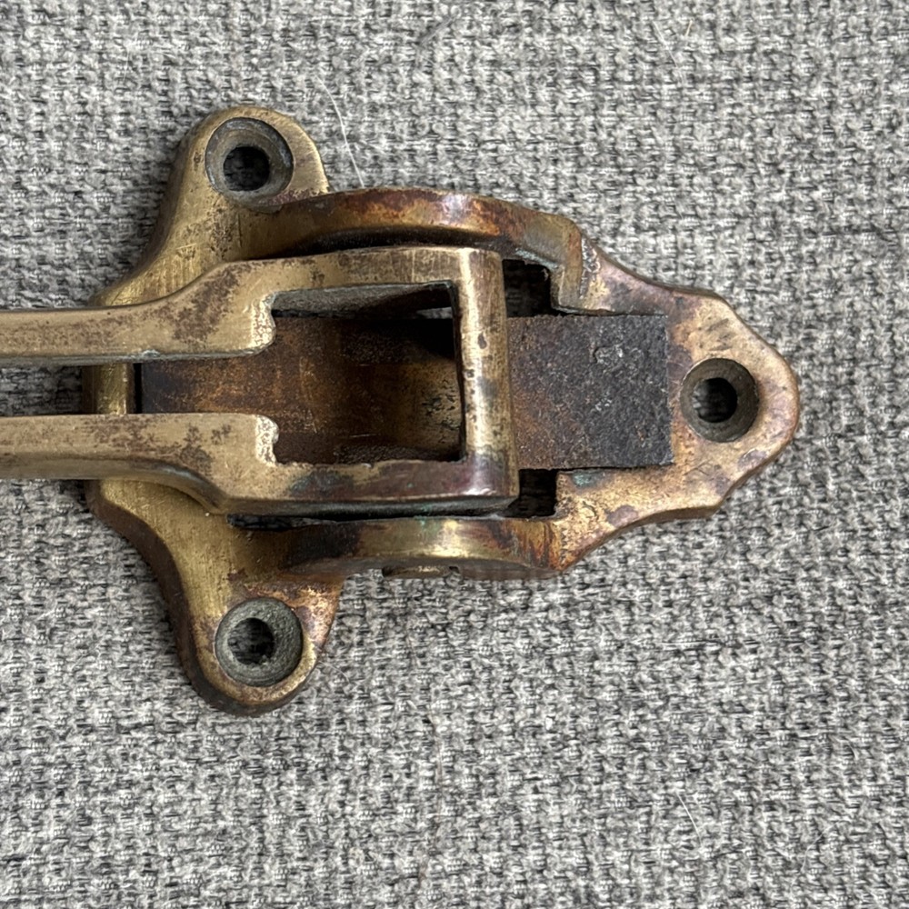 Antique Solid Brass Hotel Style Door Security Latch