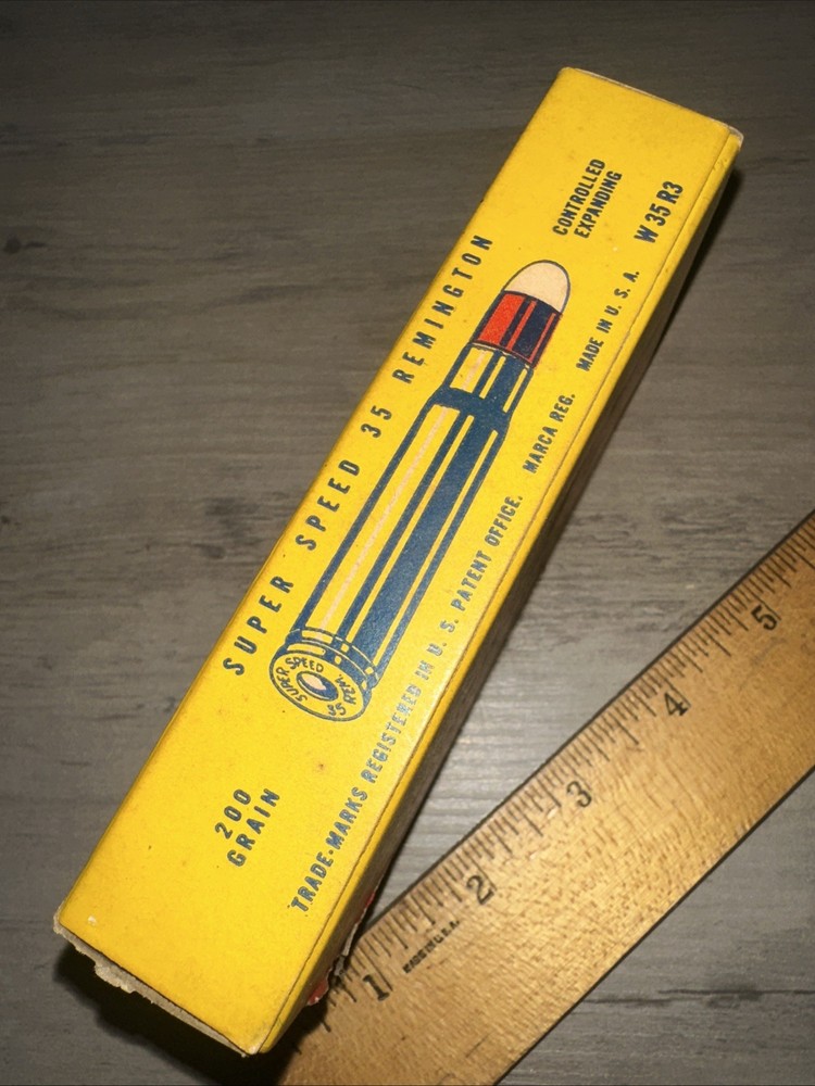 Winchester Silvertip Super Speed 35 Empty Box W 35 R3