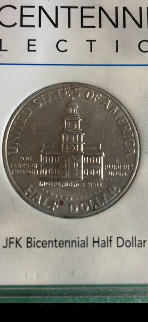 25th anniversary US Bicentennial collection COA case