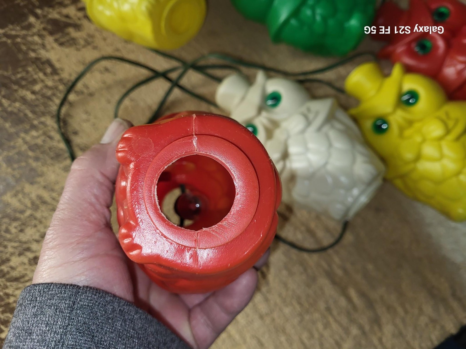 Vintage 7 Plastic Blow Mold Owls Patio RV Camping Tiki String Lights Lot 1