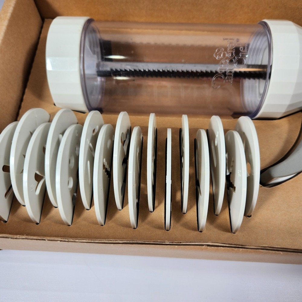 Pampered Chef Cookie Press 1525 Complete