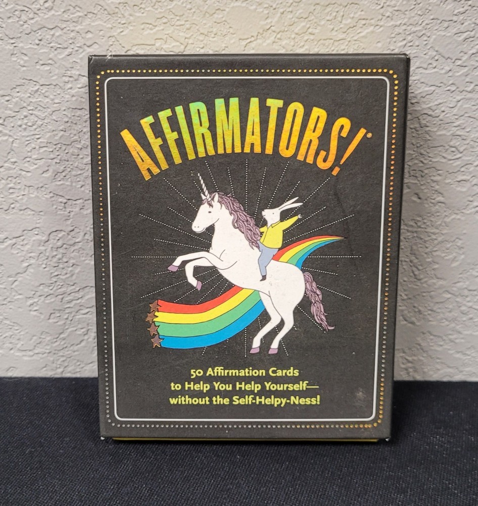 Affirmators! 50 Affirmation Cards Deck by Knock Knock