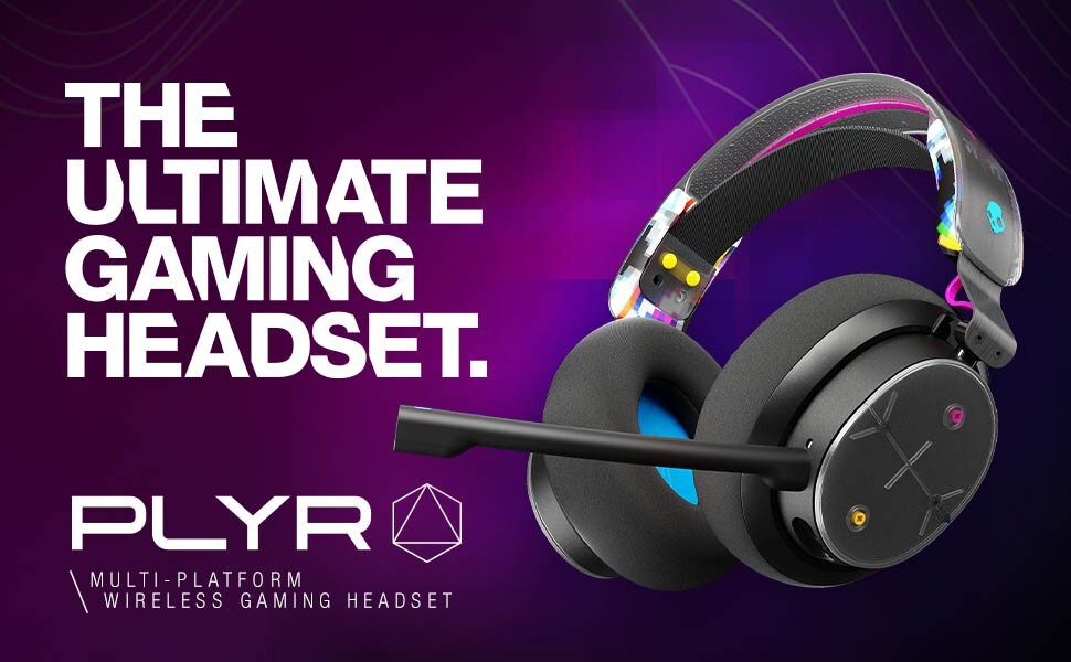 Skullcandy PLYR Wireless-Multi-Platform (Certified Refurbished)-Black Digi-Hype