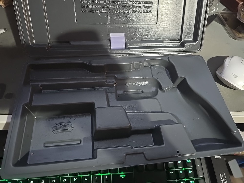 Ruger SP101 Factory Box Case Empty Hard Plastic