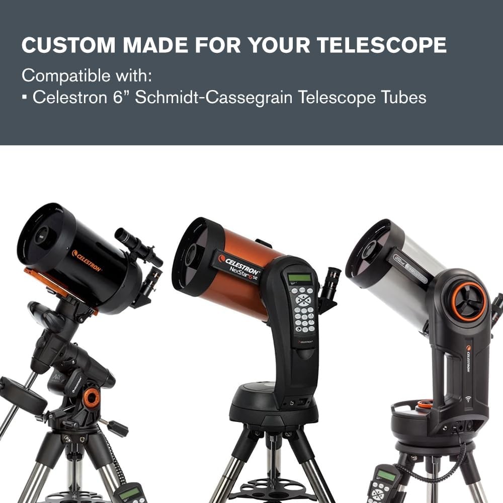 Celestron 94243 EclipSmart Solar Eclipse Telescope Filter – ISO 6" SCT