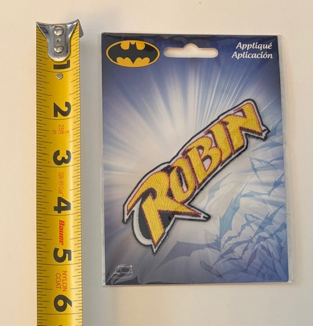 DC Comics New ROBIN Iron On Patch Batman