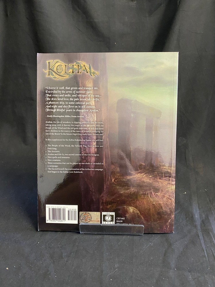 Keltia RPG - Avalon Sourcebook (Cubicle 7, 2015, Near Mint)