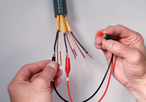 Remote And Local Continuity Tester, Green, For wire and cable testing