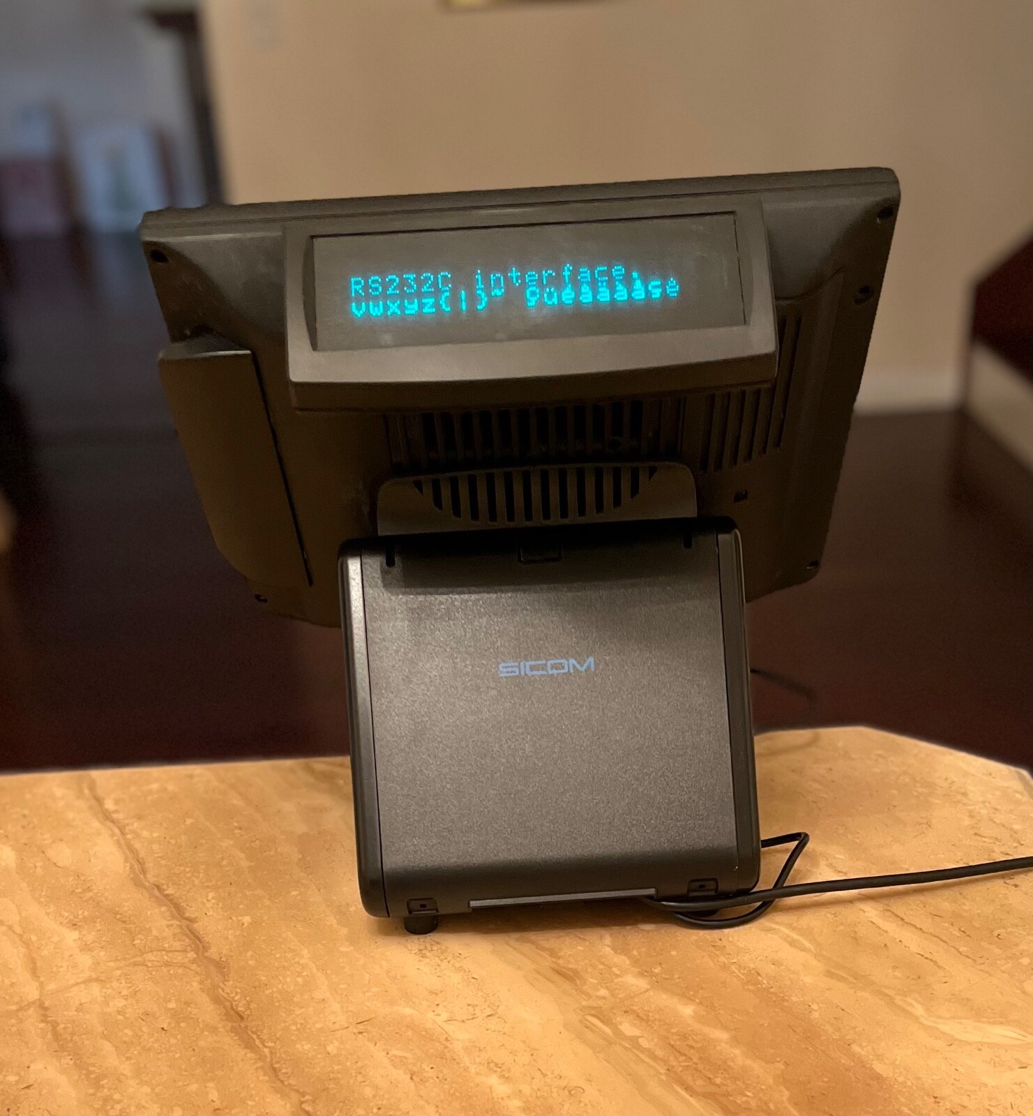 Sicom SL20 POS Terminal Register with Rear Display 2100-00 3LEP33500460