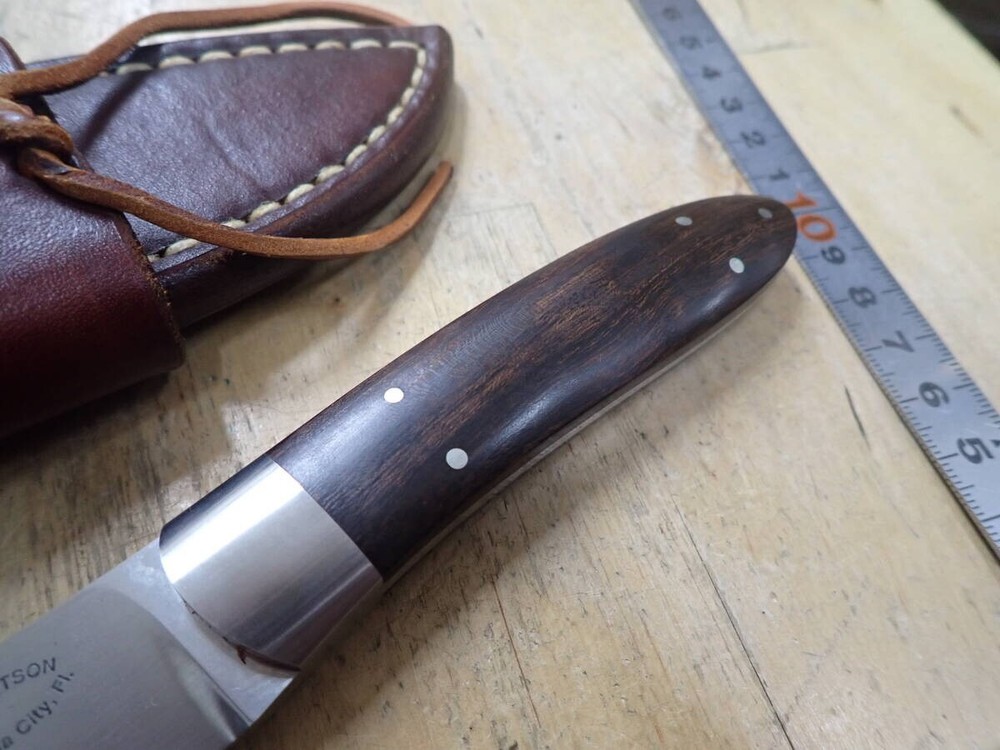 TOM WATSON sheath knife custom knife Panama without box