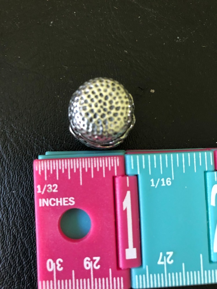Ornate Silver Sewing Thimble - Bx