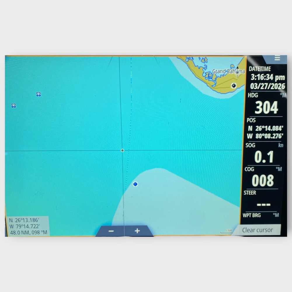 Simrad Precision 9 000-12607-001 Compass w/Mounting Bracket Used Fully Tested