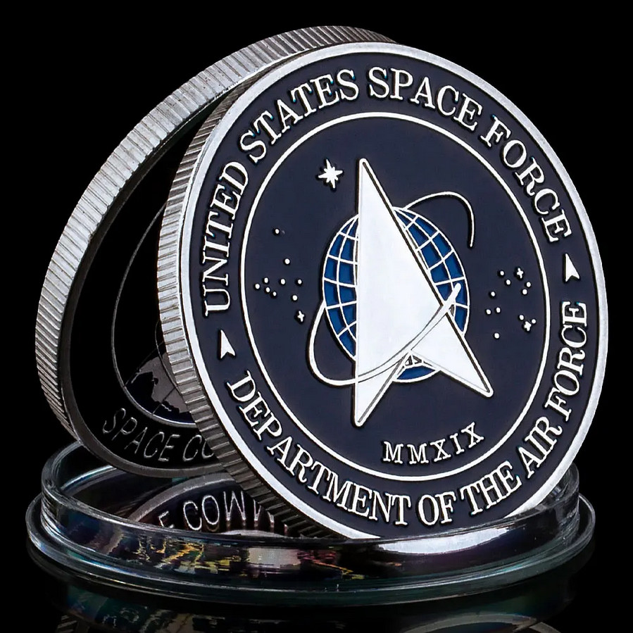 Space Force Space Command Challenge Coin Collectable Commemorative Military 1-pc