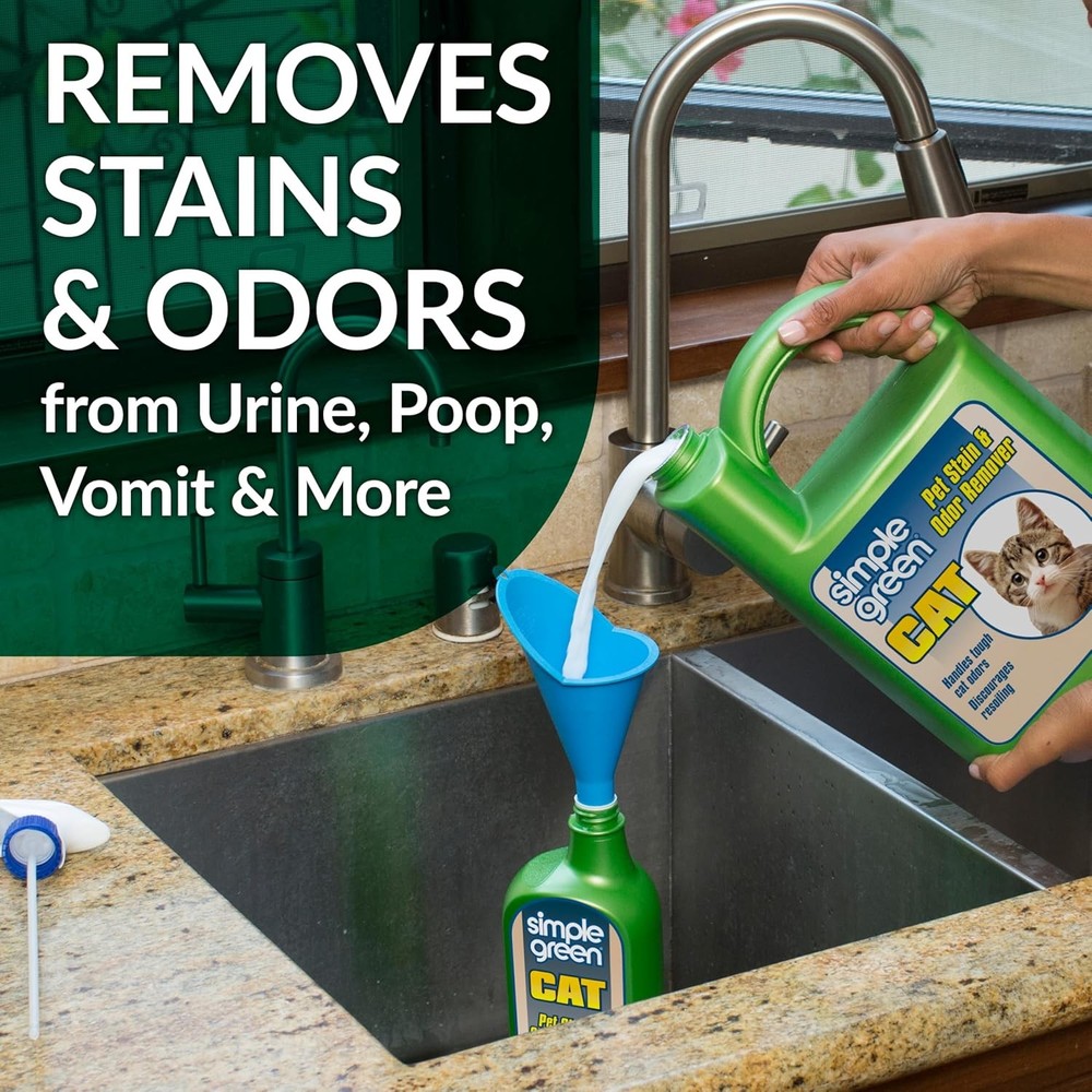 Enzyme Cat Pee Stain Remover 1 Gallon Refill