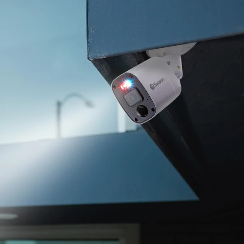 Swann 4K Add-On DVR Bullet Security Camera System with Sensor Spotlight