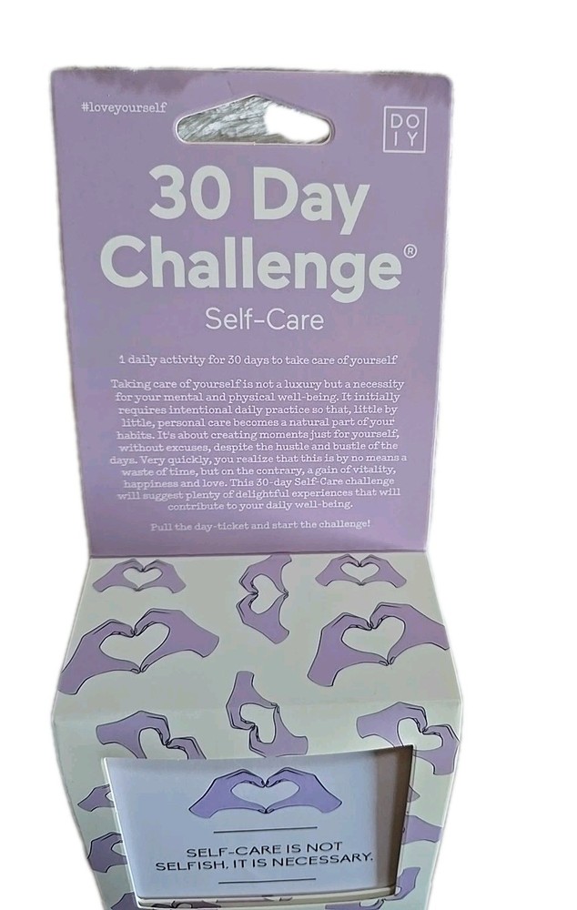30 Day Challenge Self-Care Activity Cards