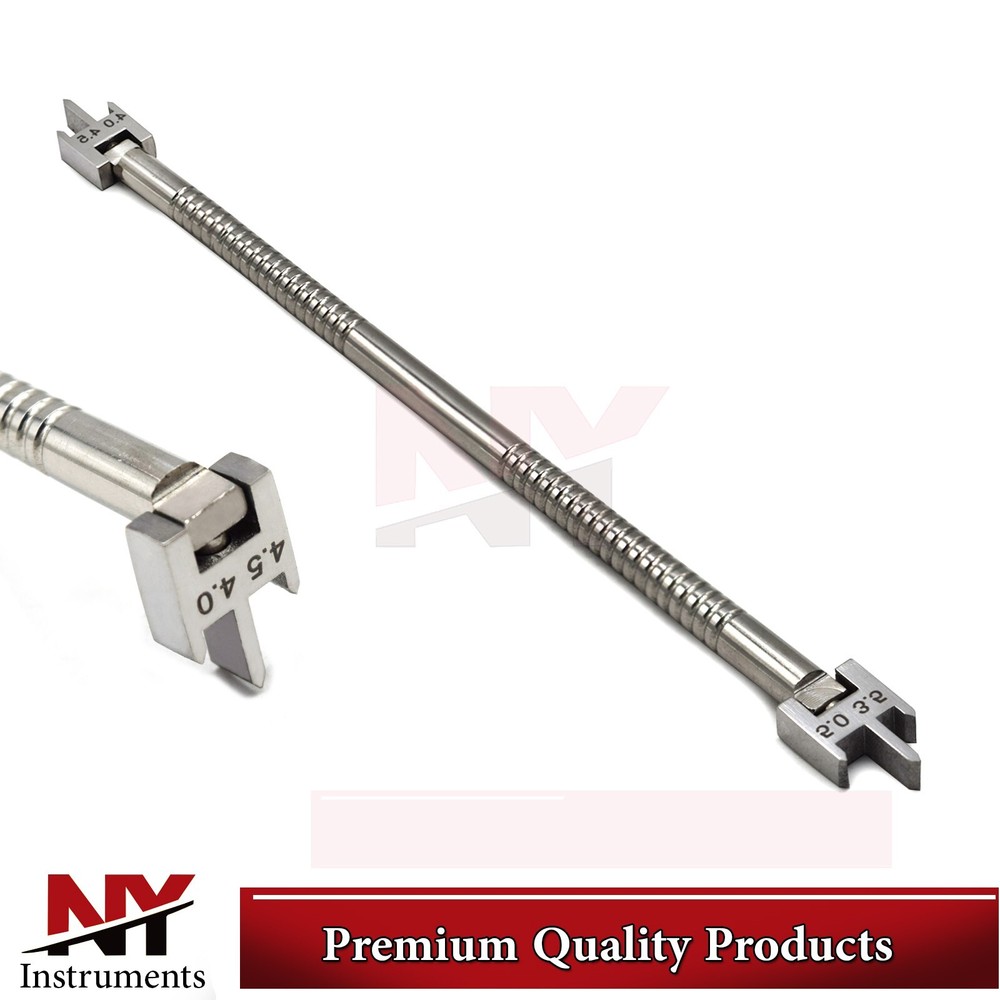 Bracket Positioning Gauge Moveable Head Adjustable Height Dental Instruments