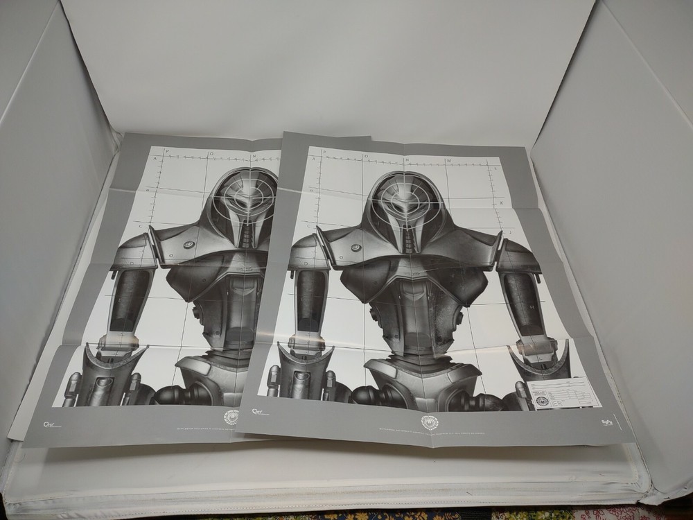 Battlestar Galactica Range Sheet Command Issue Cross Rank-Service MINT CONDITION