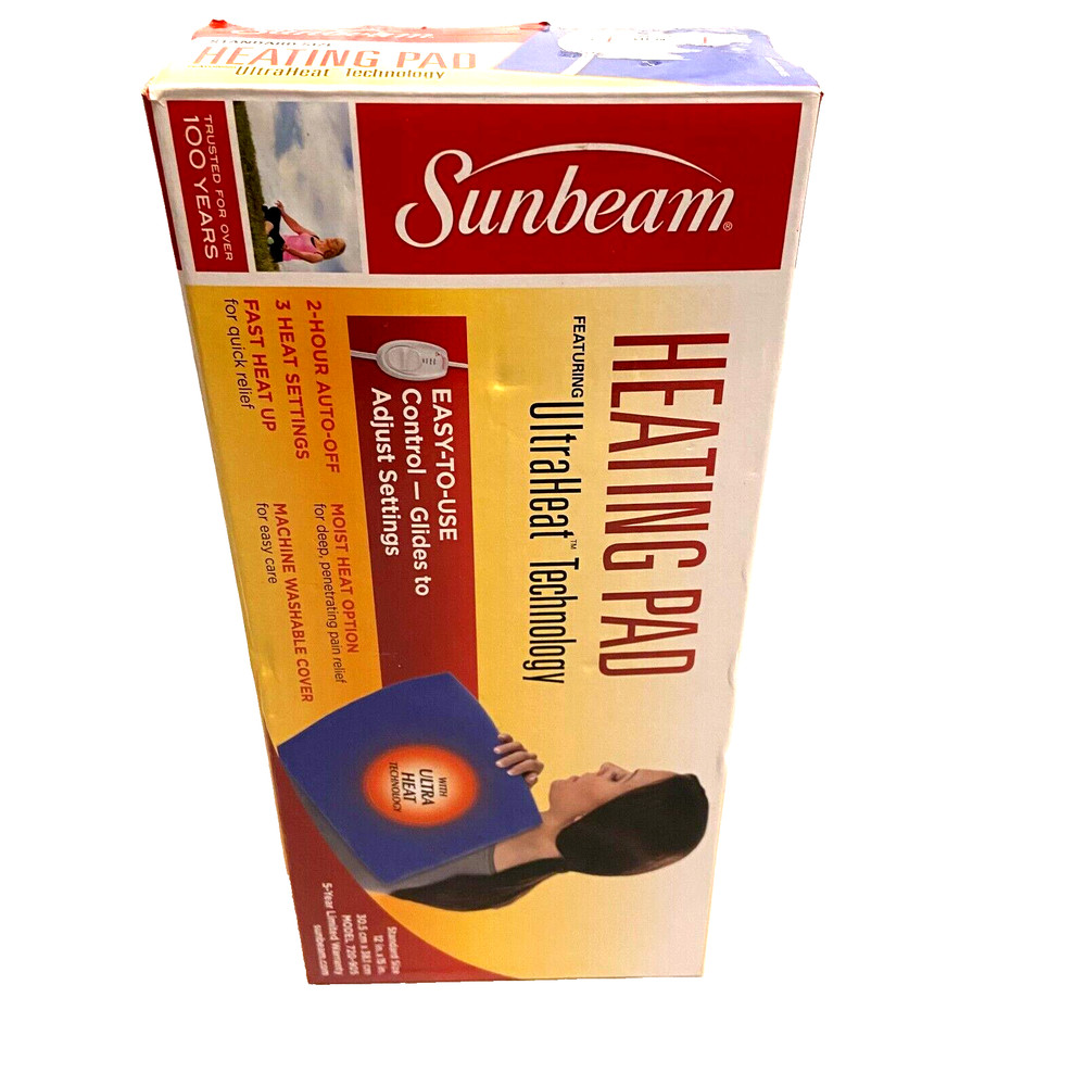 Sunbeam Heating Pad Featuring Ultraheat Technology