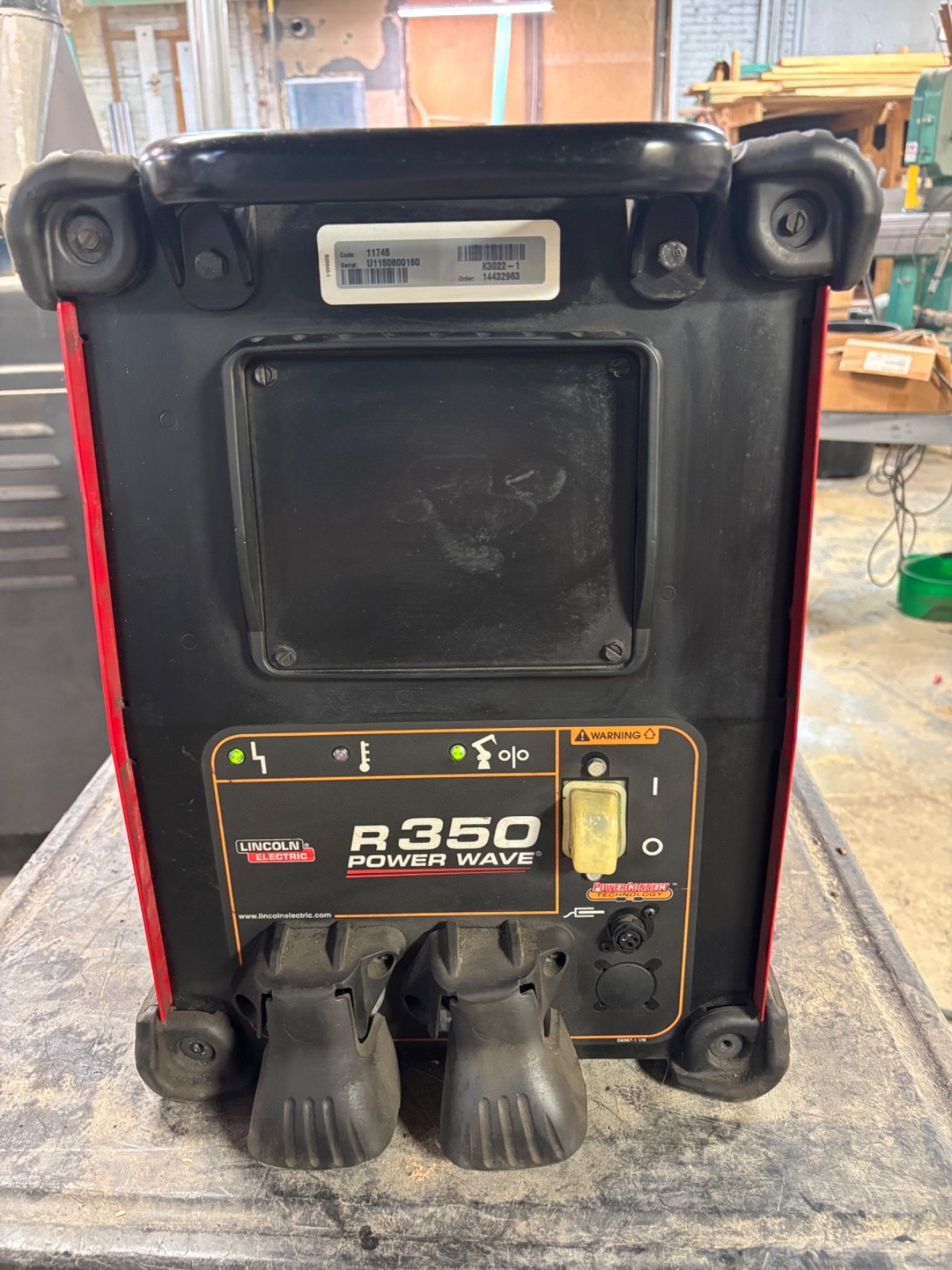 Lincoln PowerWave R350 (BAD POWER BOARD—For Parts)—FREE SHIPPING