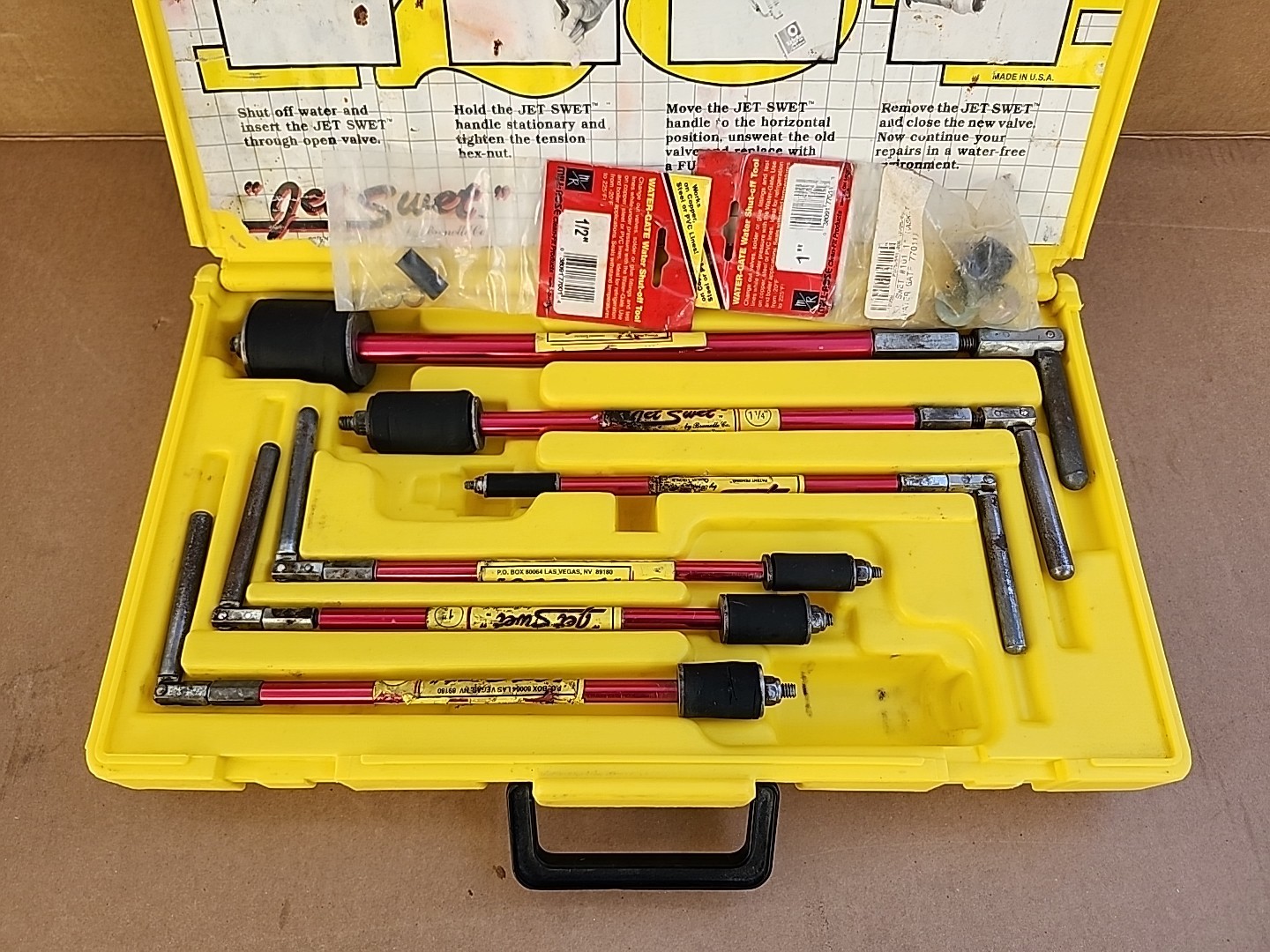 Jet Swet Kit 6100 1/2", 3/4", 1", 1", 1-1/4", & 2" (Free Shipping)