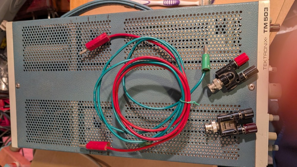Tektronix TM503 Mainframe w/ FG501A Function Generator PS503A & DC 503A