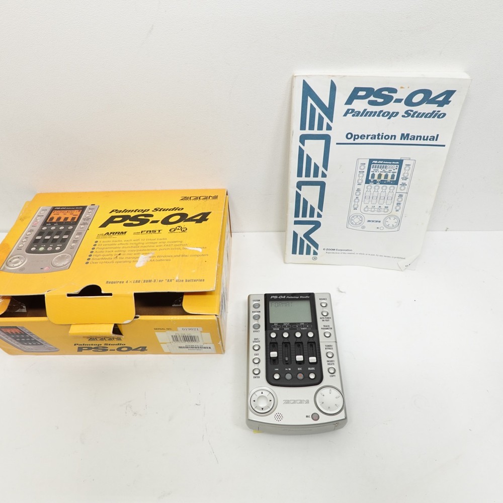 ZOOM PS-04 Palmtop Studio Portable Multi-Track Recorder