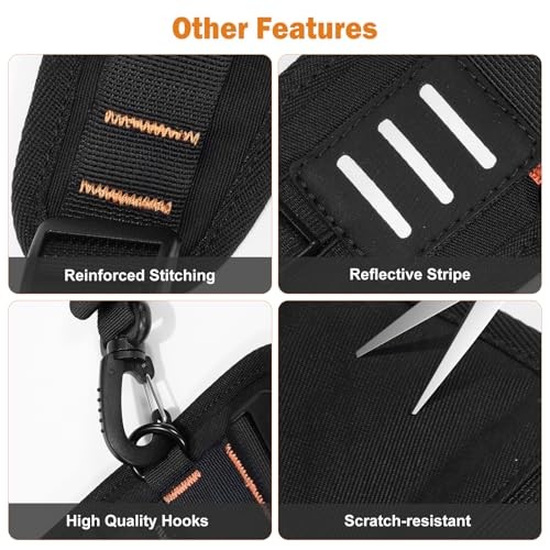 Adjustable Camera Strap for Photographers – Multi-Function Dual Large Black