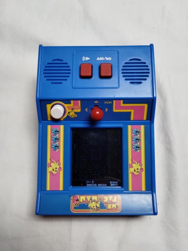 Mini Arcade Machine Featuring Ms. Pac-Man Unique 2018 (Batteries Included)