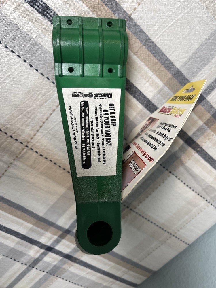 Stout’s BackSaver Grip Ergonomic Handle Tool Attachment Yard Work Aid