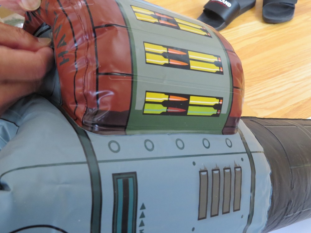 THINKGEEK Inflatable Minigun ARM ! Tested