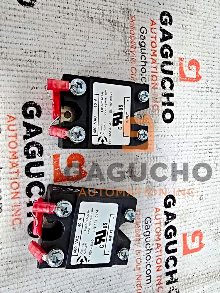 2X CRYDOM A4850-10 Solid-State Relay