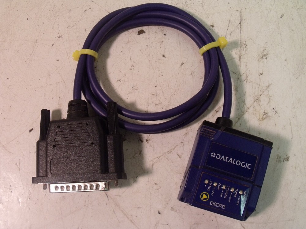 Datalogic 210 212-100 Bar Code Scanner:  10-30 VDC