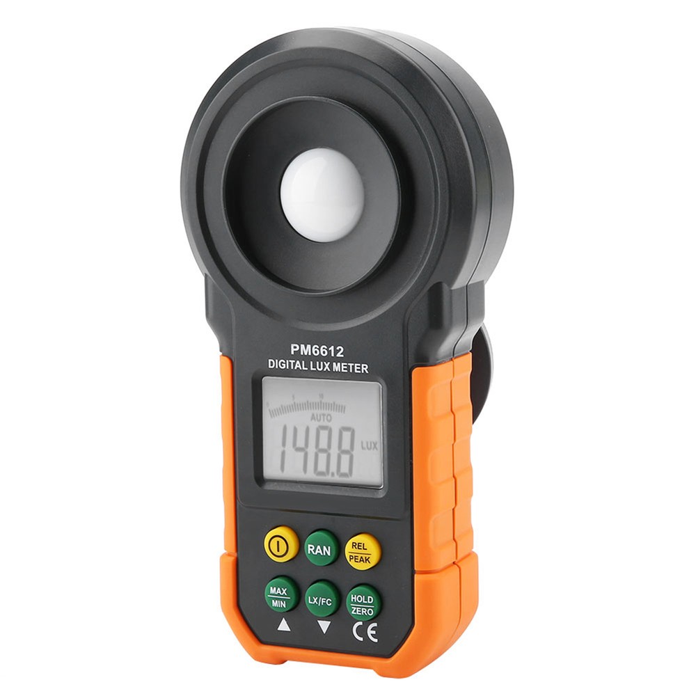 PEAKMETER PM6612 High Digital Light Meter Luxmeter