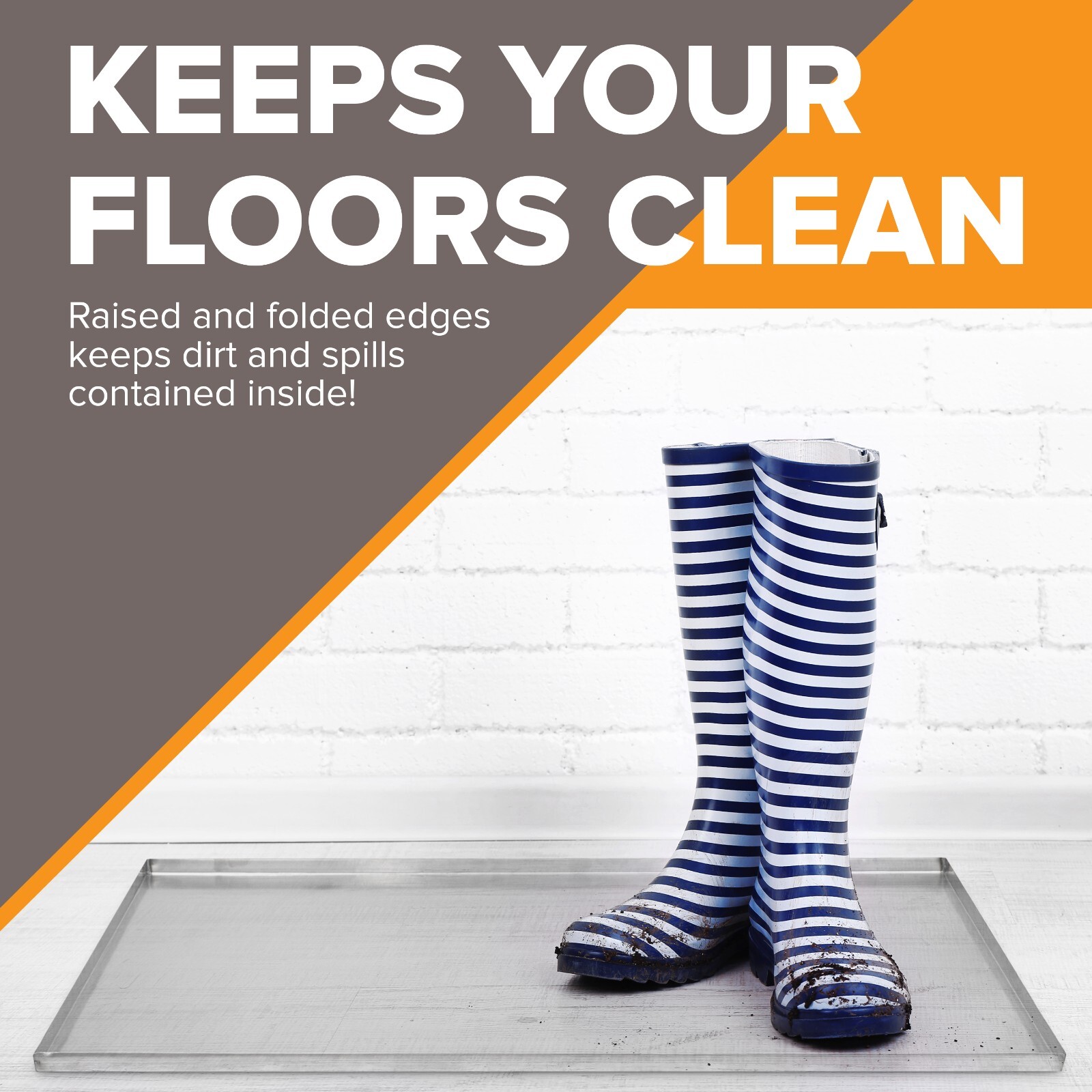 PortaTray Replacement Dog Crate Pan Galvanized Chew Proof -29-1/2"x19-3/4"x1"