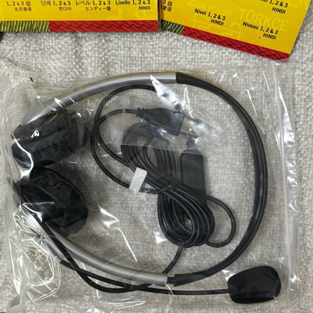 Rosetta Stone Hindi Levels 1 2 3 Language Learning Software Set Headset MP3 Box