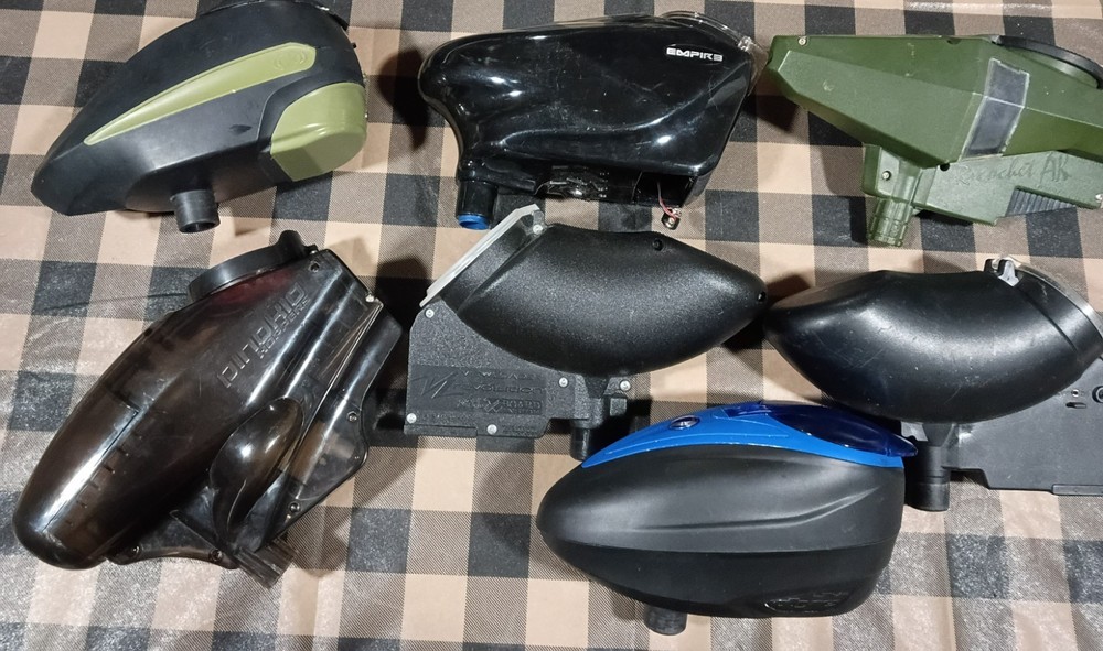 Huge Electronic Paintball Hopper Lot