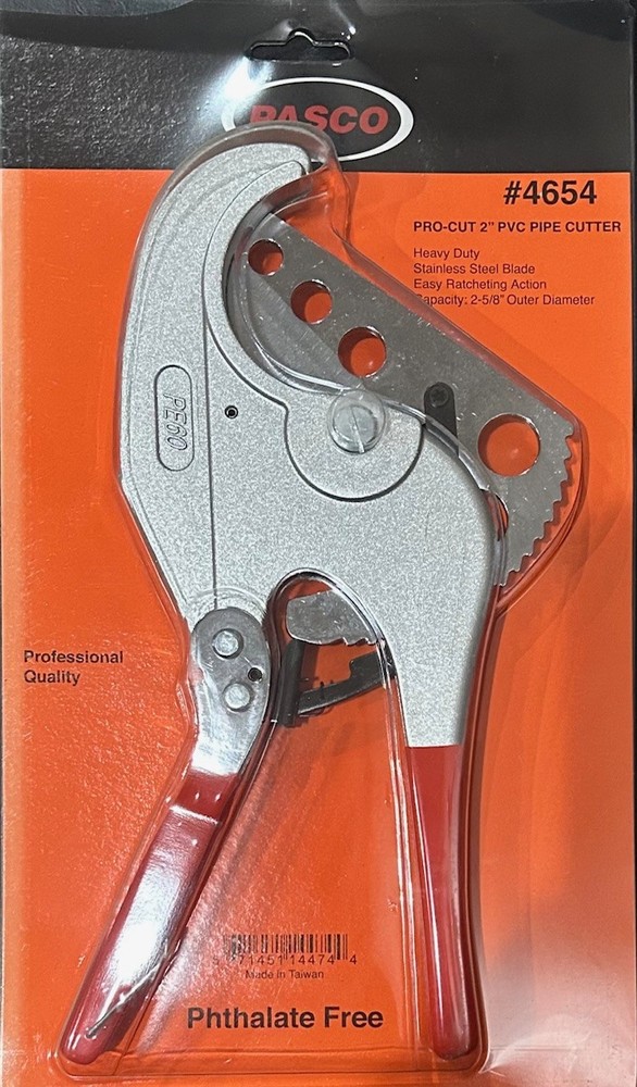 Pasco 4654 2" Ratcheting Pro-Cut PVC Pipe Cutter