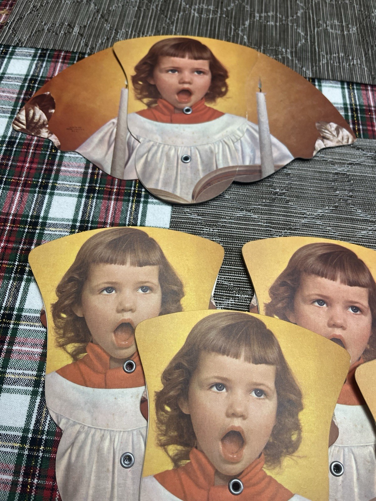 Vintage Lundbye funeral home fan...Orwigsburg PA. Lot